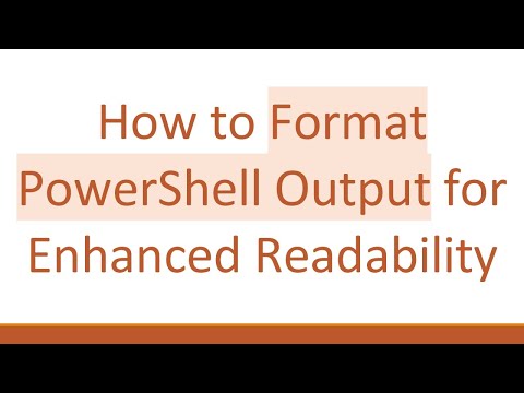 How to Format