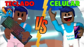 TECLADO VS CELULAR TOWER OF HELL-qual melhor?!-