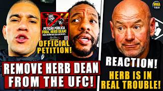 Alex Pereira LAUNCHES PETITION to REMOVE Herb Dean from the UFC! Dana White REACTS! Jones-Makhachev