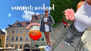 sommer weekend VLOG | grillaften med veninder, brunch & udendørs biograf