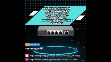 Reyee Ruijie 5-Port Gigabit Smart Cloud Managed RG-ES205GC-P Switch Network Switch