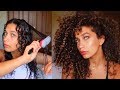 HOW TO STYLE & APPLY PRODUCT TO 3B CURLY HAIR | Jayme Jo