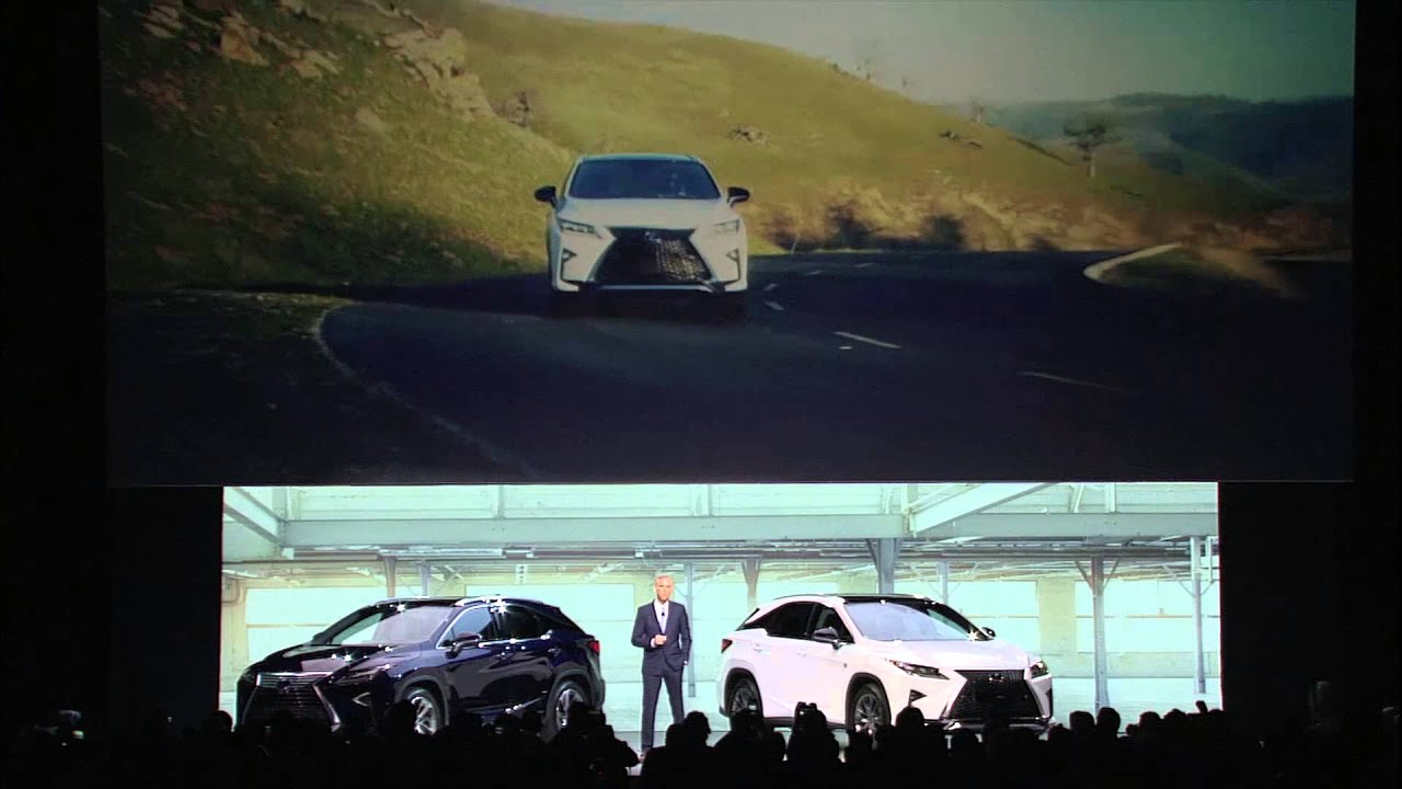 В Нью-Йорке представили новый Lexus RX - YouTube