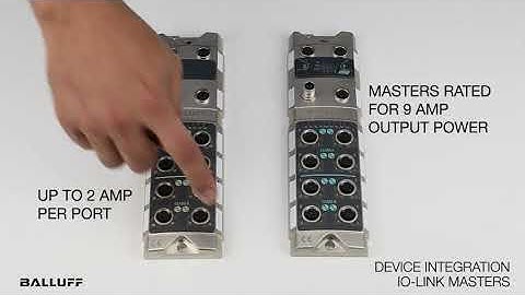 New Balluff IO-Link Masters for Ease of Smart Device Integration — Allied Electronics & Automation