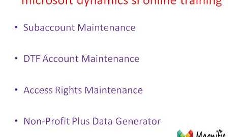 microsoft dynamics sl online training