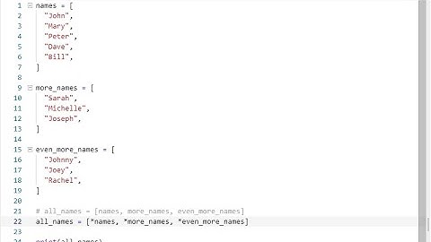 Joining multiple lists in Python with the unpack operator
