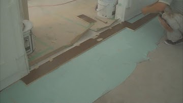 How to Install Engineered Hardwood Flooring on Concrete with a Wood Shim Part 3 of 4