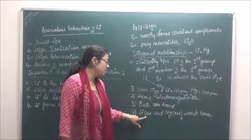 CHXI-10-03 Anomalous behaviour of Li (2016)Pradeep Kshetrapal Physics channel