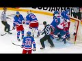 Braden schneider tom wilson fight after stick chop on igor shesterkin  rangers vs capitals playoffs