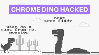 Master the Dino Game on Google Chrome (by cheating)