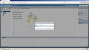 Create Virtual Machine and Template Folders