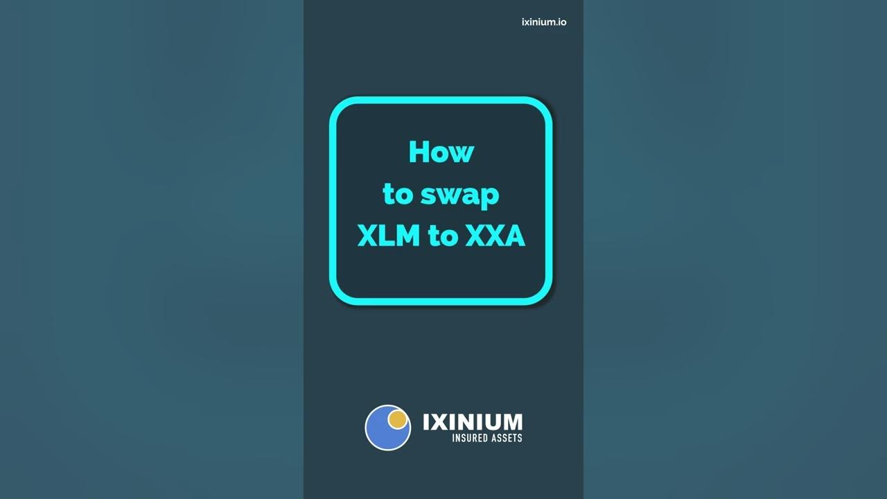 Crypto For Beginners On LOBSTR How To Swap XLM to XXA YouTube