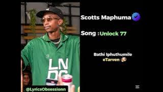 Mbuxx Rekere & Scotts Maphuma - Unlock 77 Lyrics Video #mbuxxrekere #scottsmaphuma #lyricsvideo