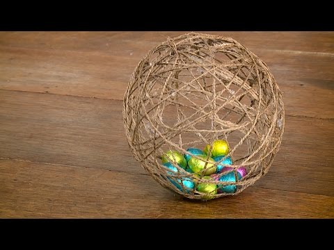 Video: Come Fare Un Nido Di Uova Di Pasqua Con Lo Spago?