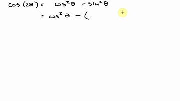 Double Angle Identities - Part 1