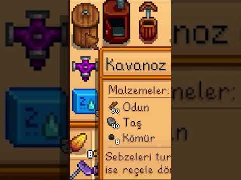 Meyve ve Sebzeleri İşleyin! / Stardew Valley #shorts