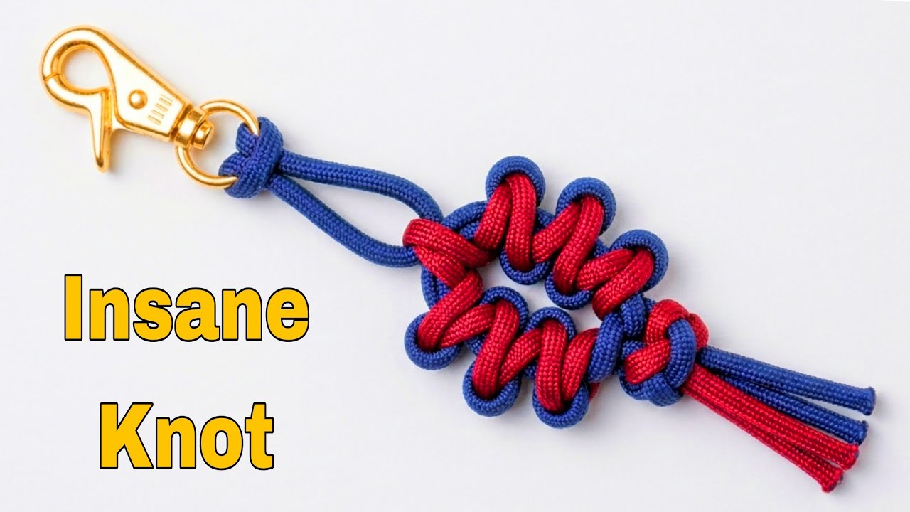 Splice Rope Keychain How to Make a Premium Rope Keychain (Easy Knot, Stunning Result) - YouTube