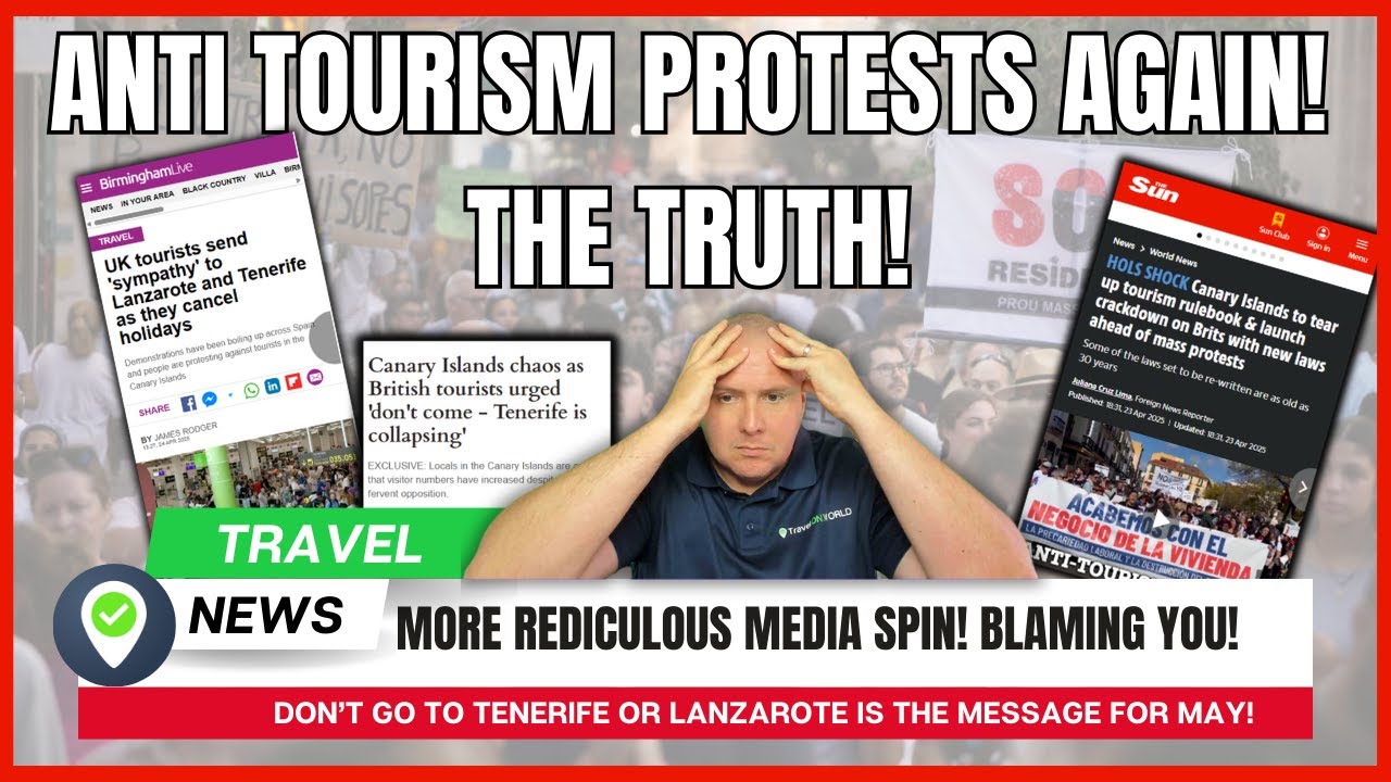 ⚠️WARNING Lanzarote & Tenerife | SHOCKING HEADLINES: The TRUTH Don't CANCEL YET! May 18th Protests🔥