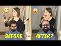 CUTTING MY INDIAN BOYFRIEND'S HAIR! | His Reaction was Priceless