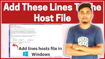 Add These Lines To The Host File || Host File Edit In 2025