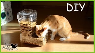 DIY TOLVA PARA PIENSO RECICLANDO GARRAFAS | MUY FÁCIL Y BARATA | PERROS, GATOS, AVES | DIY HOPPER