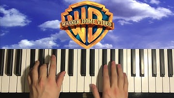 How To Play - Warner Home Video Intro (PIANO TUTORIAL LESSON)