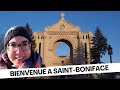 Bienvenue  saint boniface  une balade hivernale dans le quartier francophone de winnipeg manitoba