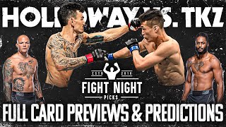 UFC Singapore: Holloway vs. The Korean Zombie Full Card Previews & Predictions