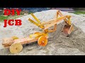 How to Make Wooden Hydraulic JCB Excavator / Wooden JCB at Home