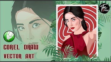 Hướng Dẫn Vẽ Chân Dung Baifern Pimchanok Bằng Corel | Vector Art