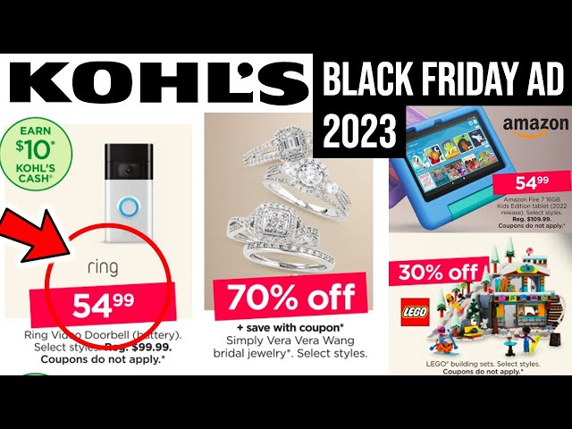 Kohl's Black Friday Preview Ad Is Packed with Tech, Home, and Gaming Deals  Plus Bonus Kohl's Cash Offers - AskMen