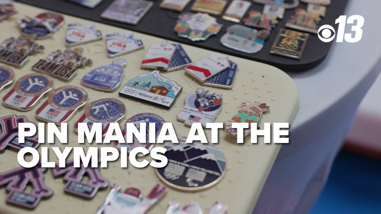Pin trading at the Olympics - YouTube