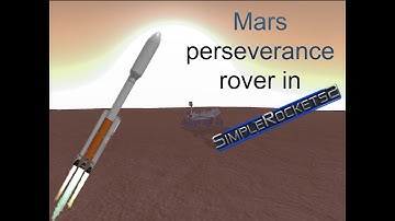 Mars perseverance rover in SimpleRockets 2