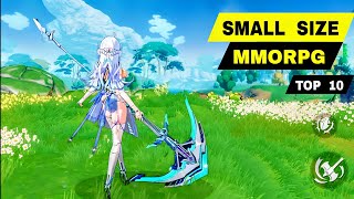 Top 10 SMALL SIZE MMORPG mobile Best Recommendations | Low size MMORPG games for android & iOS