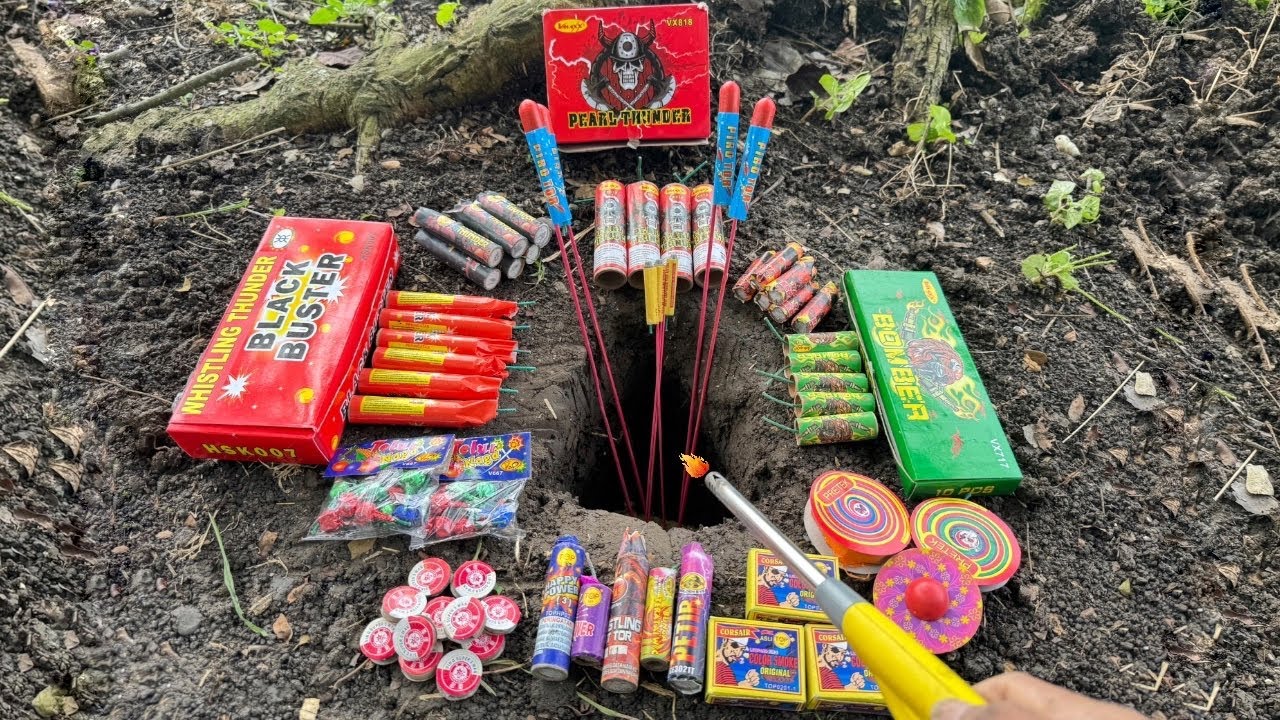 NYUMET MERCON PERL THUNDER, TELUR DINO, BOMBER, ROKET ,GANGSING ,HAPPY POWER 3 DI DALAM TANAH !!!