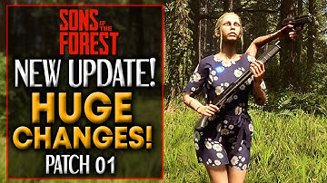 Sons of The Forest NEW UPDATE AND PATCH NOTES! - Hand Glider, New Bosses
