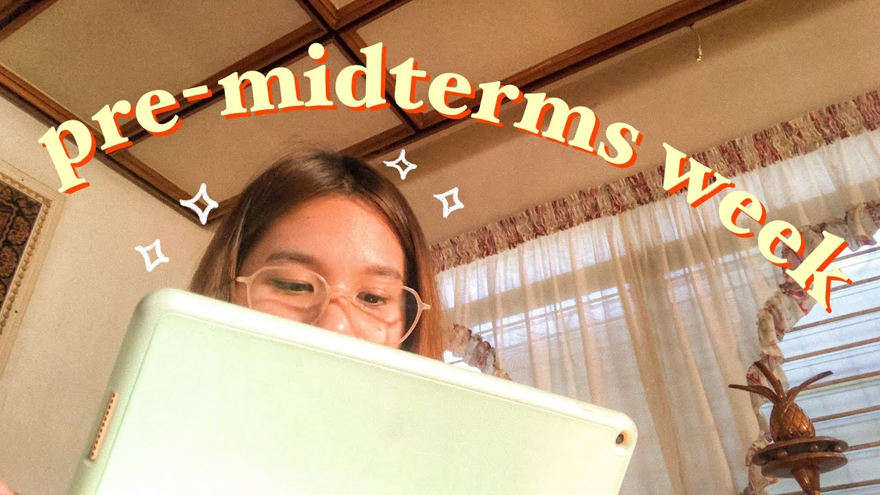 pre-midterms week 🕰🍊 med vlog #9