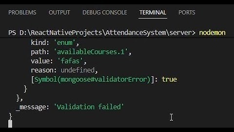 mongoose schema validation not working