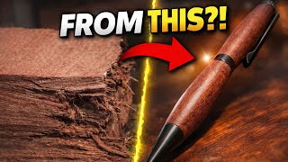 This Scrap Wood Was Trash… Until I Turned It Into a Perfect Pen