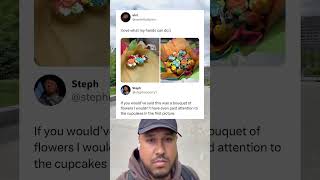 Woman Made A Cupcake Bouquet So Realistic Nobody Noticed The Cupcakes #satisfying