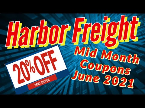 Harbor Freight Coupons June 2021 Mid Month Specials Plus 20% Off Coupon