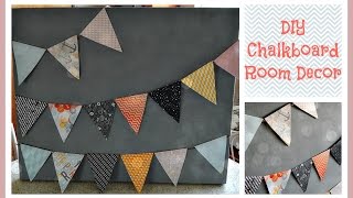DIY Pinterest Inspired Chalkboard Room Decor! | shanran07