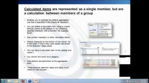 Business Intelligencet BI Oracle Business Intelligence Enterprise Edition OBIEE 11g Tips and Trick