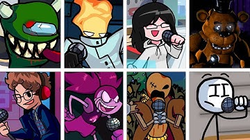 Ejected but Every Turn a Different Character Sings 🎶 (FNF Ejected but Everyone Sings It)