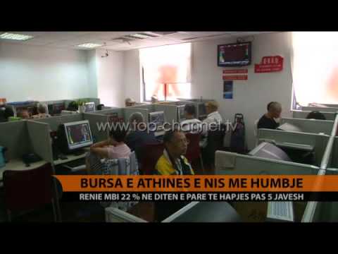 Greqi, bursat rifillojnë aktivitetin me rënie drastike - Top Channel Albania - News - Lajme