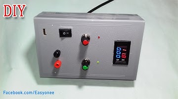 Power supply with adjustable voltage and current  5 Amp | DIY Lab Power Supply