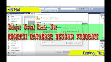Belajar VIsual Basic NET #10 : Koneksi Program VB NET dengan Database Microsoft Access Bg. 1