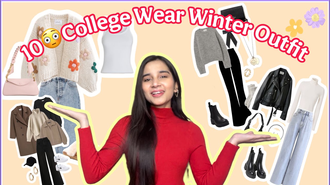 10 Affordable & Pinterest Winter Outfits👗For College & Working Girls🎀❄️