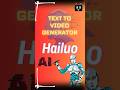 Hailuo AI(Text to video generator AI) #top #viral #viralshorts #viralvideos #ai #cod #trending