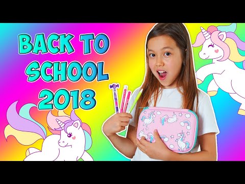 BACK TO SCHOOL 2018/Мои Покупки К Школе Моя UNICORN Канцелярия